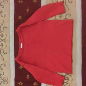 Toddler Girl Red Top Size 18M